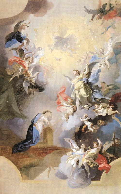 Annunciation (study) sg, MAULBERTSCH, Franz Anton